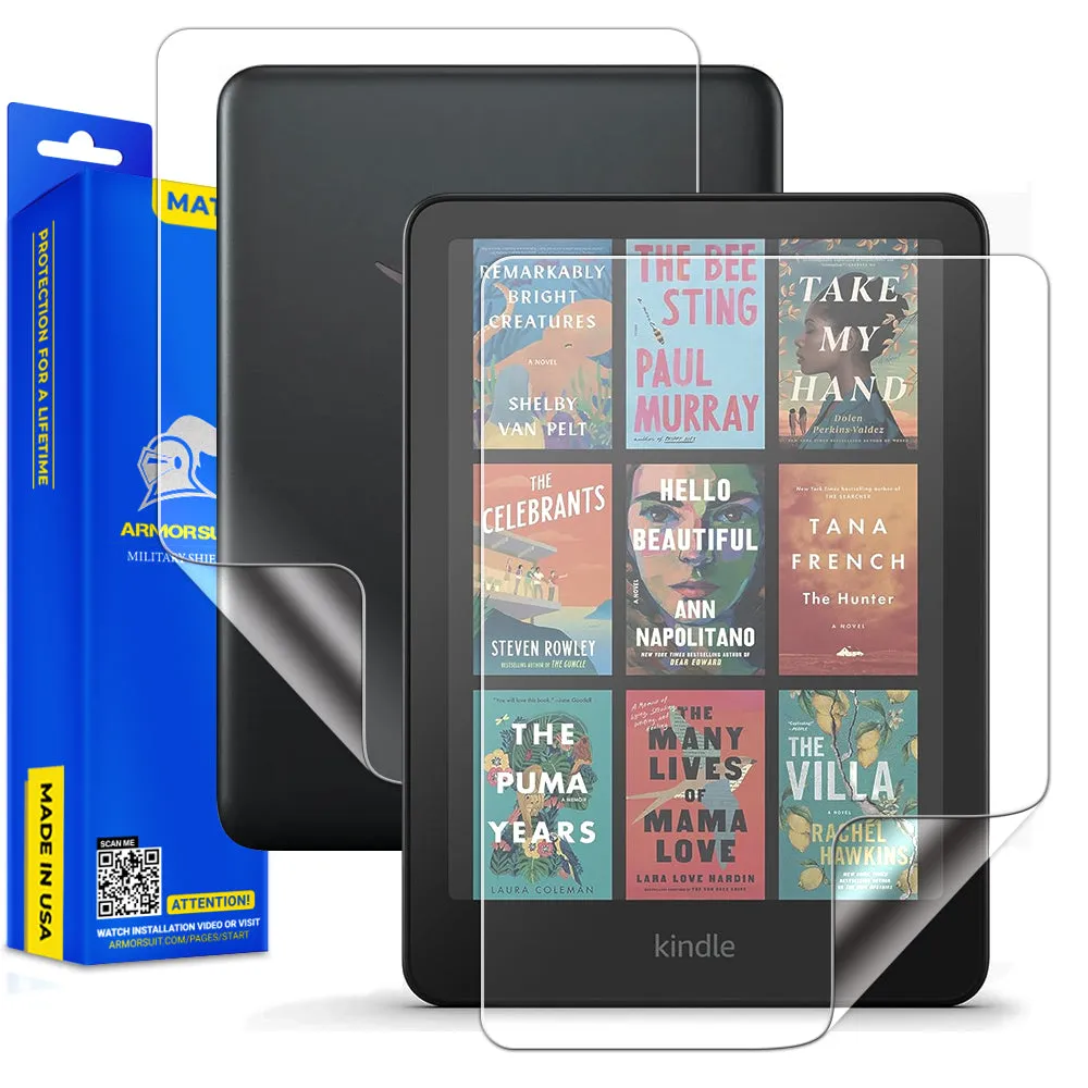 [2 Pack] Amazon Kindle Colorsoft Tablet Screen Protector