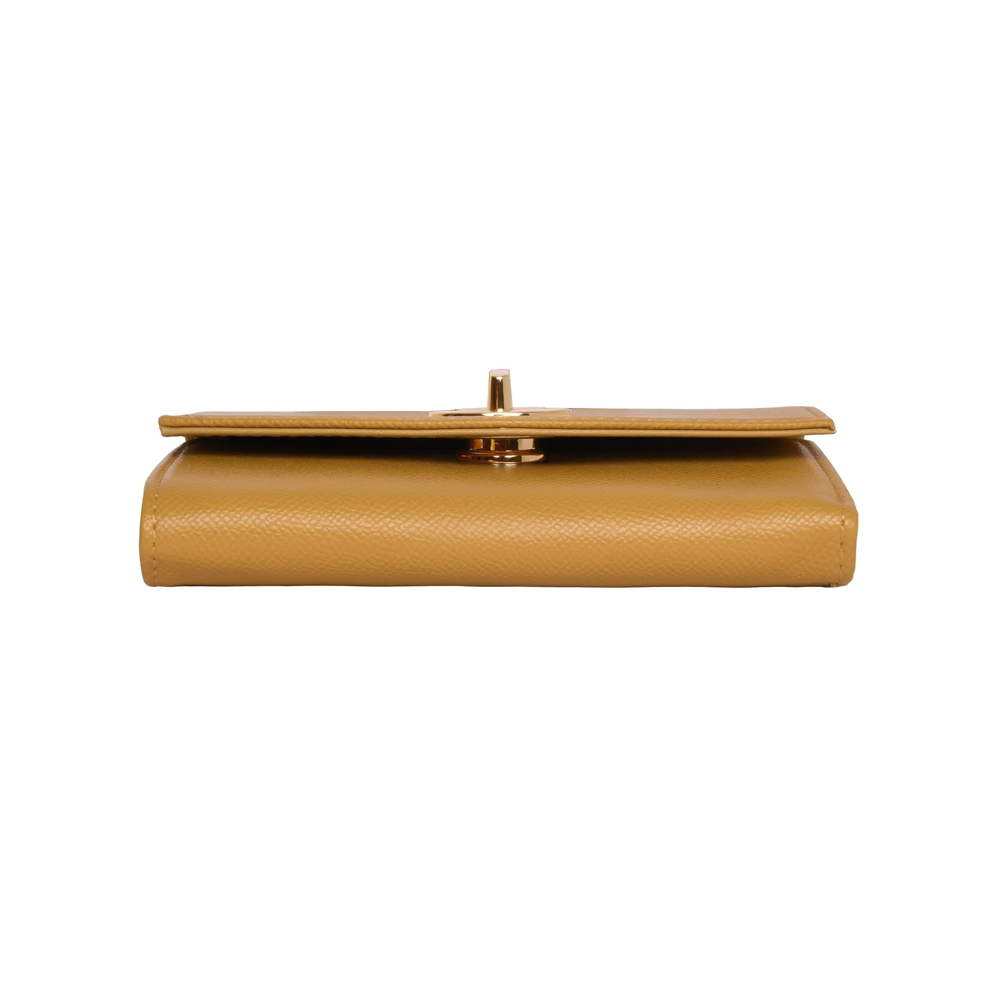 Accessorize London Women's Faux Leather Ochre Amy Wallet