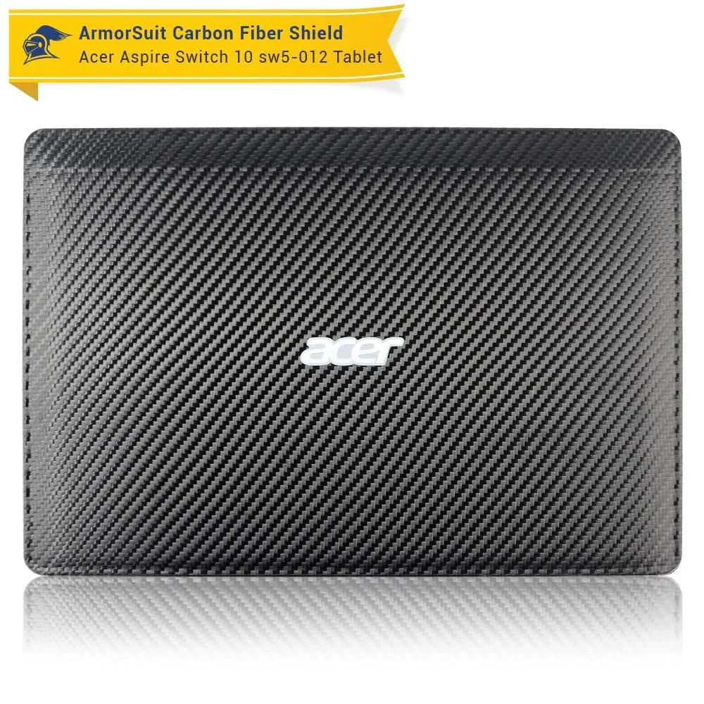 Acer Aspire Switch 10 (SW5-012) Screen Protector   Black Carbon Fiber Skin