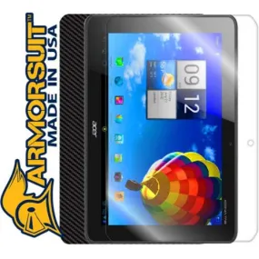 Acer Iconia A510 Screen Protector   Black Carbon Fiber Skin Protector