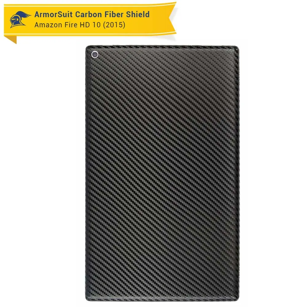 Amazon Fire HD 10 Screen Protector (10.1" - 2015 Edition)   Black Carbon Fiber