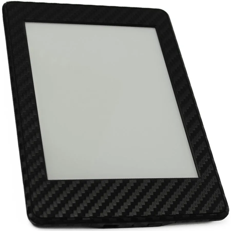 Amazon Kindle Paperwhite Screen Protector   Black Carbon Fiber skin Protector