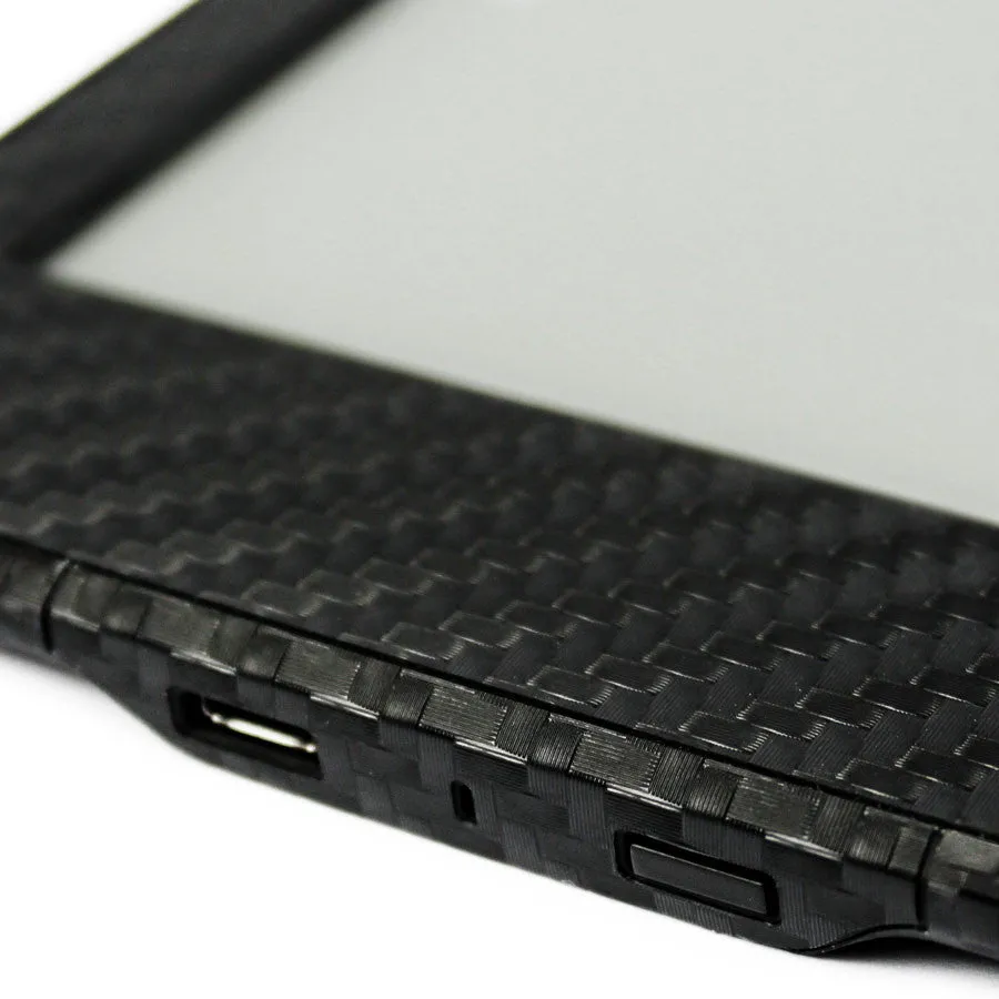 Amazon Kindle Paperwhite Screen Protector   Black Carbon Fiber skin Protector
