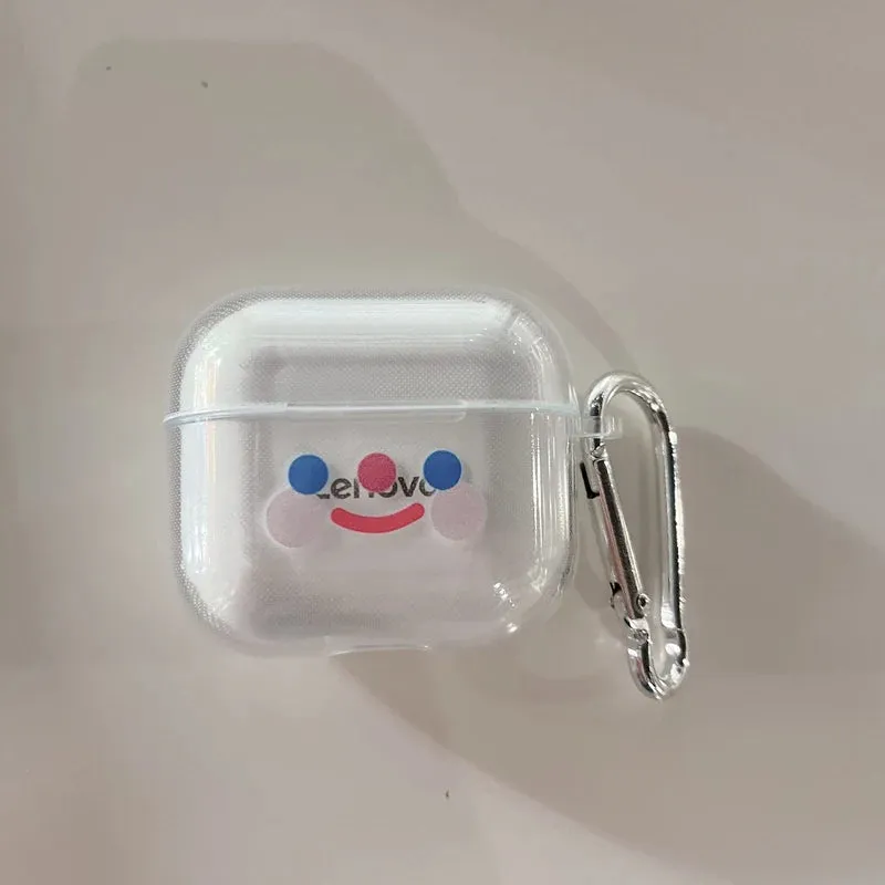 Anymob Earphone Case Clown Smile For Lenovo LP5 TWS Headphone Case Protective Charging Box