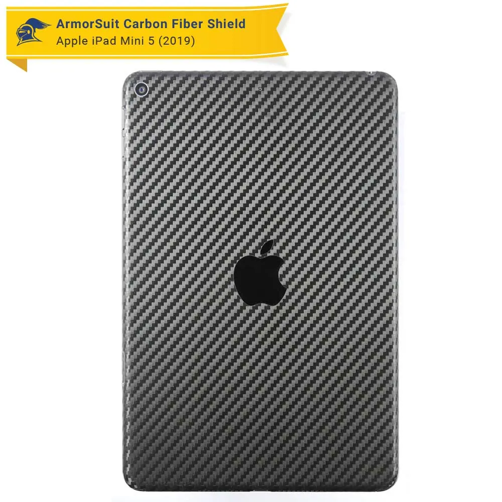 Apple iPad Mini 5 (2019) WiFi ONLY Screen Protector   Carbon Fiber Skin