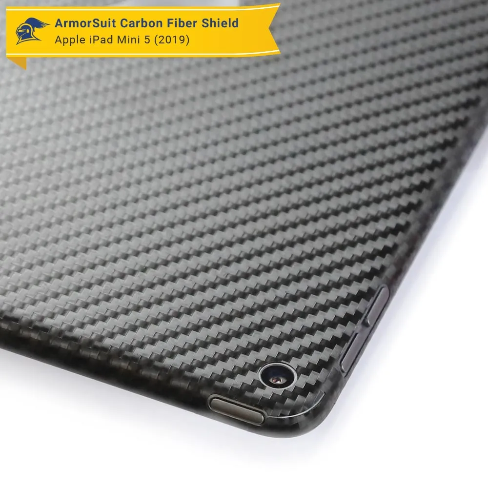 Apple iPad Mini 5 (2019) WiFi ONLY Screen Protector   Carbon Fiber Skin