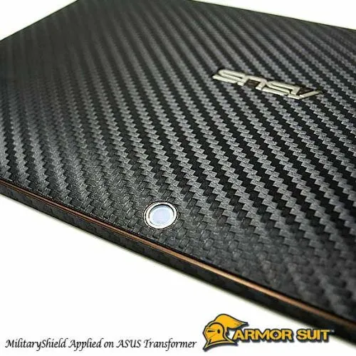 Asus Transformer Prime TF201 Screen Protector   Black Carbon Fiber Skin Protector
