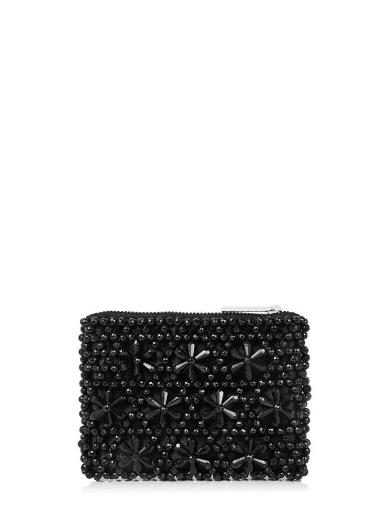 Black Beaded Purse