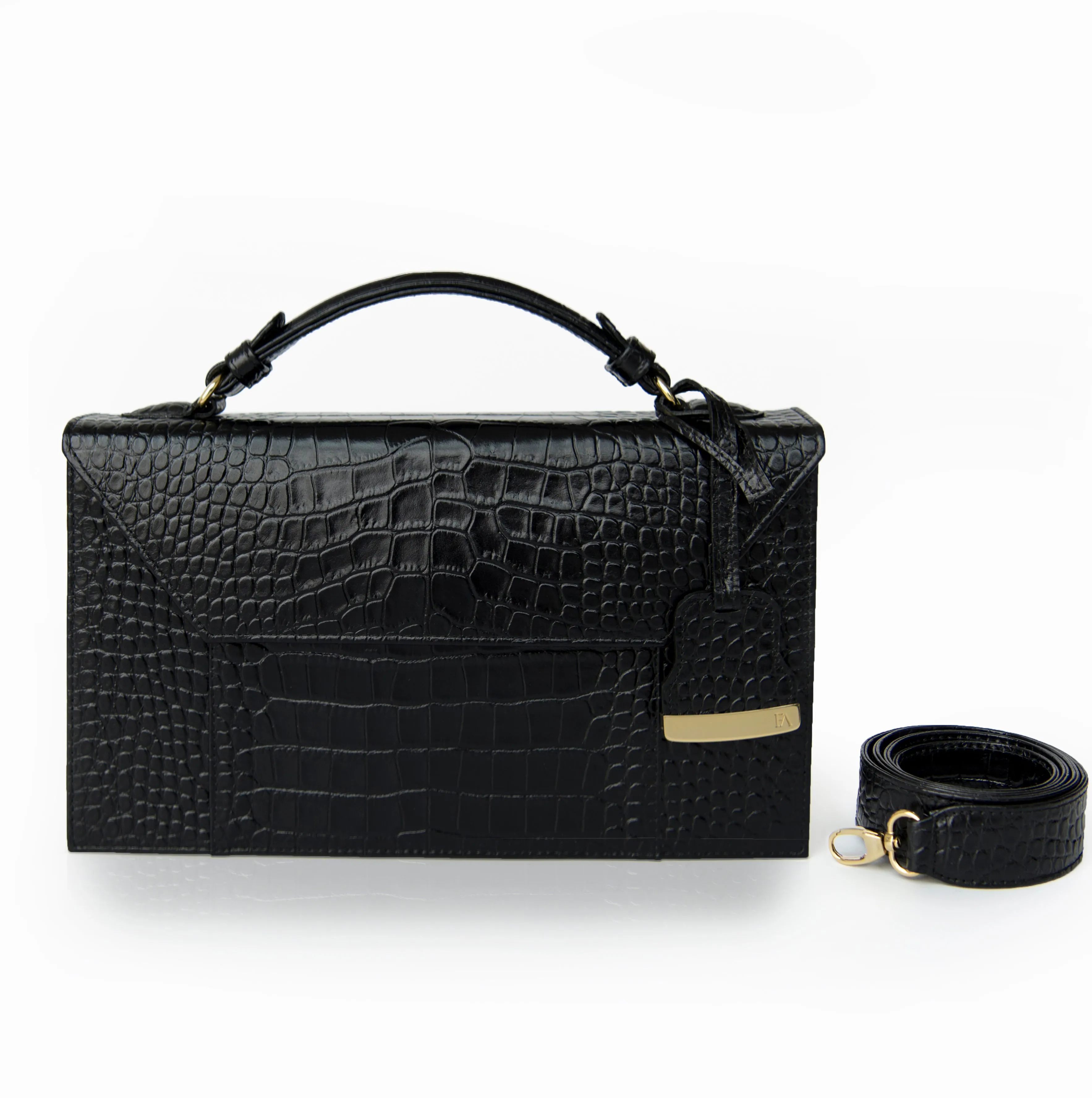 Black Cynthia Top Handle