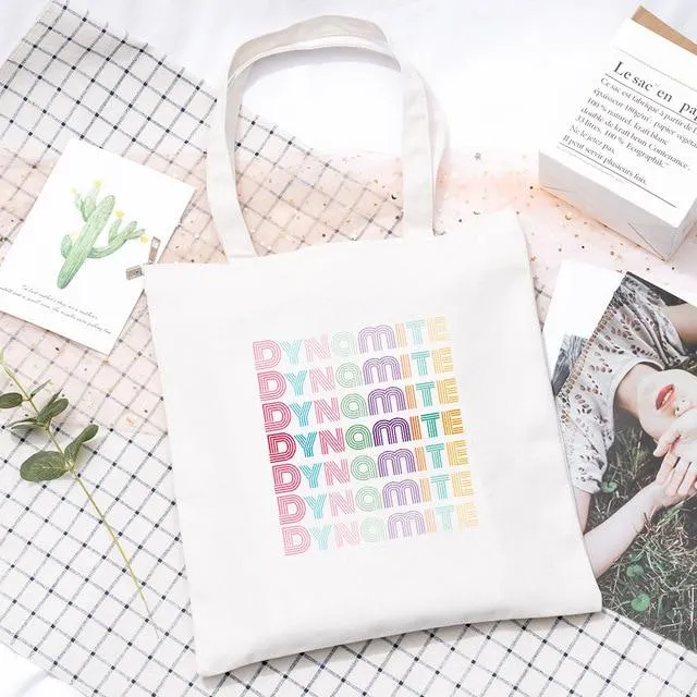 BTS Dynamite Tote Bag