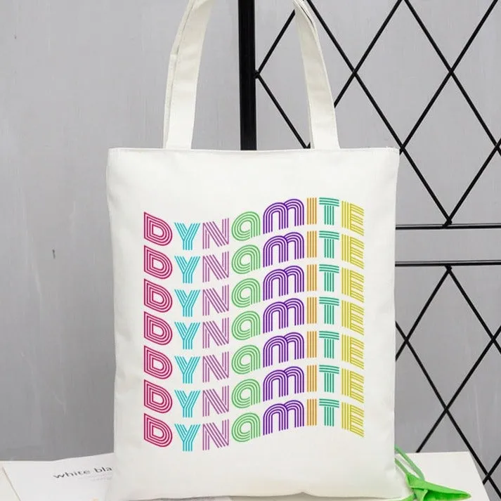 BTS Dynamite Tote Bag