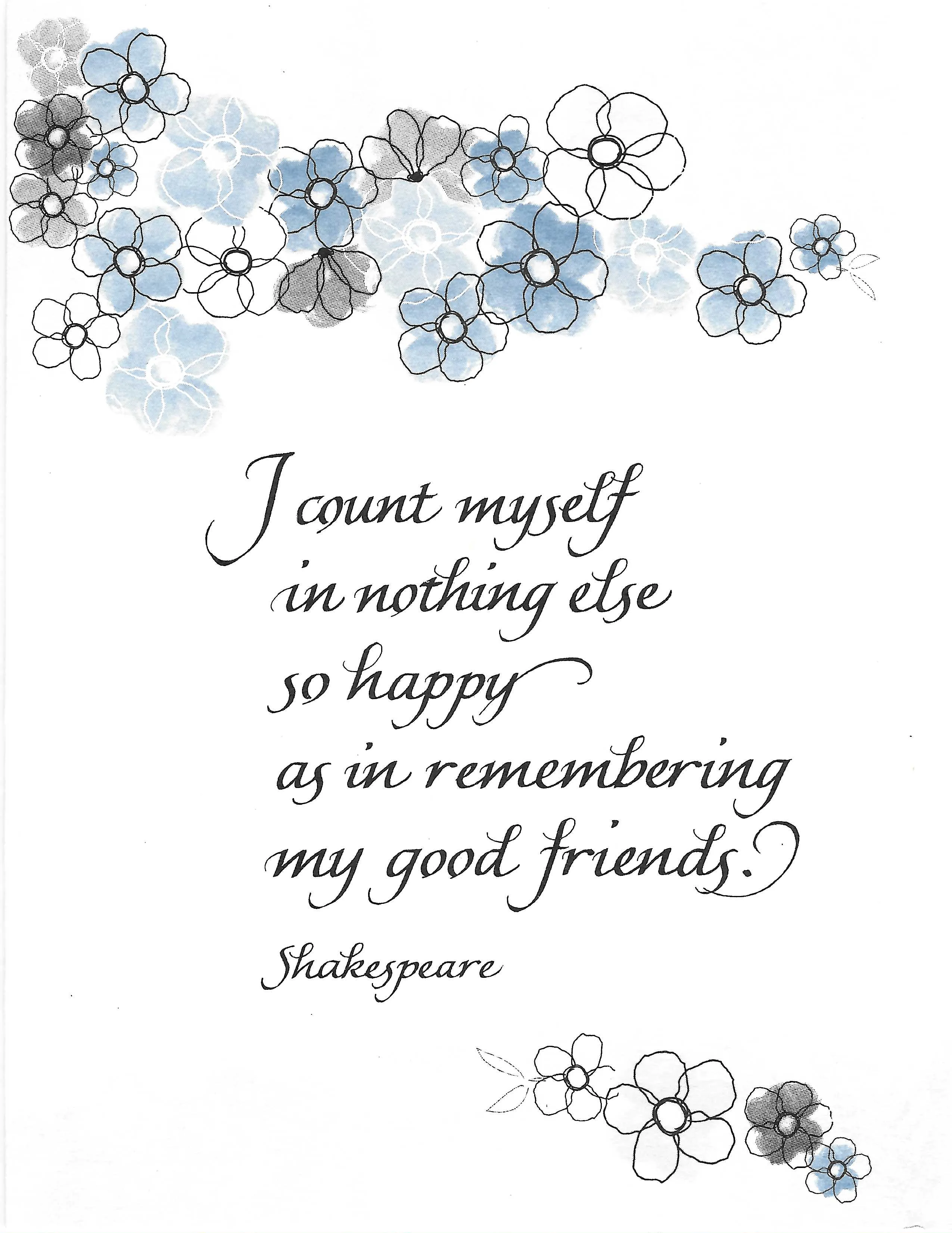 Card 5-Pack ・ Assorted Friendship