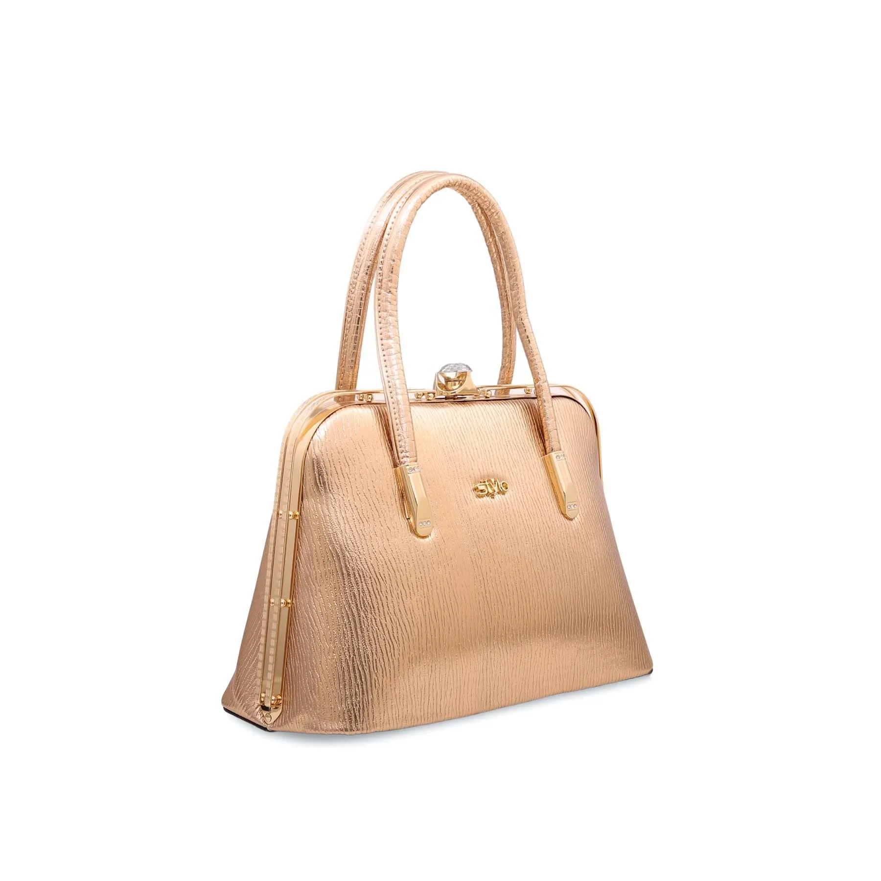 Champagne Fancy Hand Bag P35845