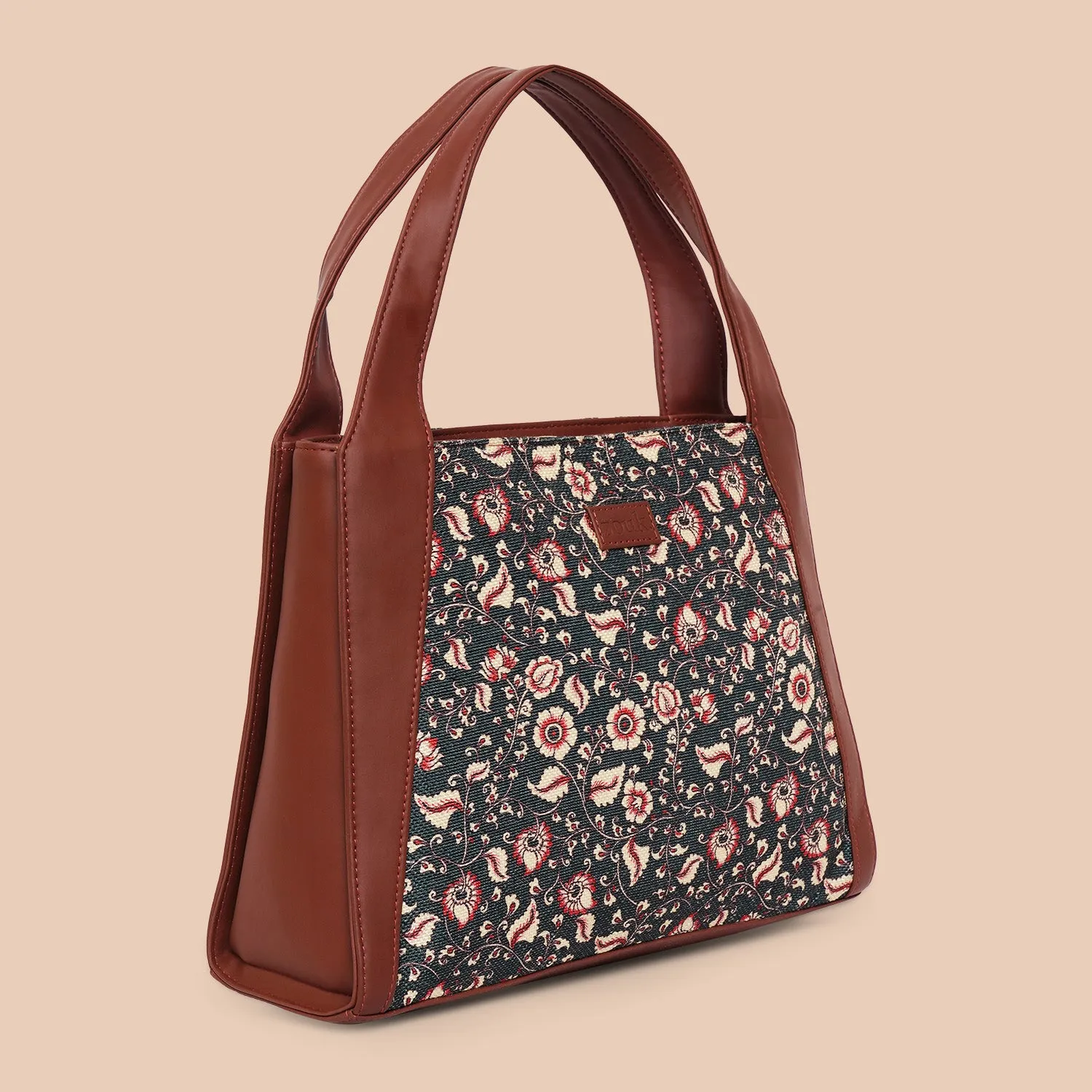 Chittoor Blue Kalamkari Trapezia Tote