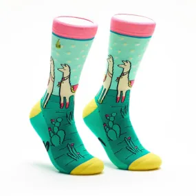 Crew Socks in No Prob-Lama