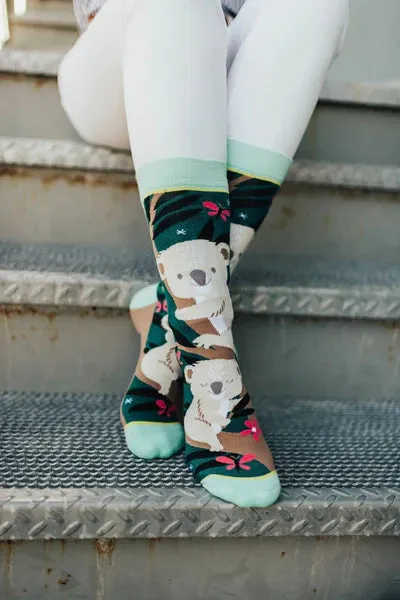 Crew Socks in Over Koala-Fied