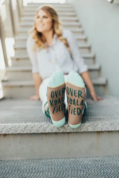 Crew Socks in Over Koala-Fied