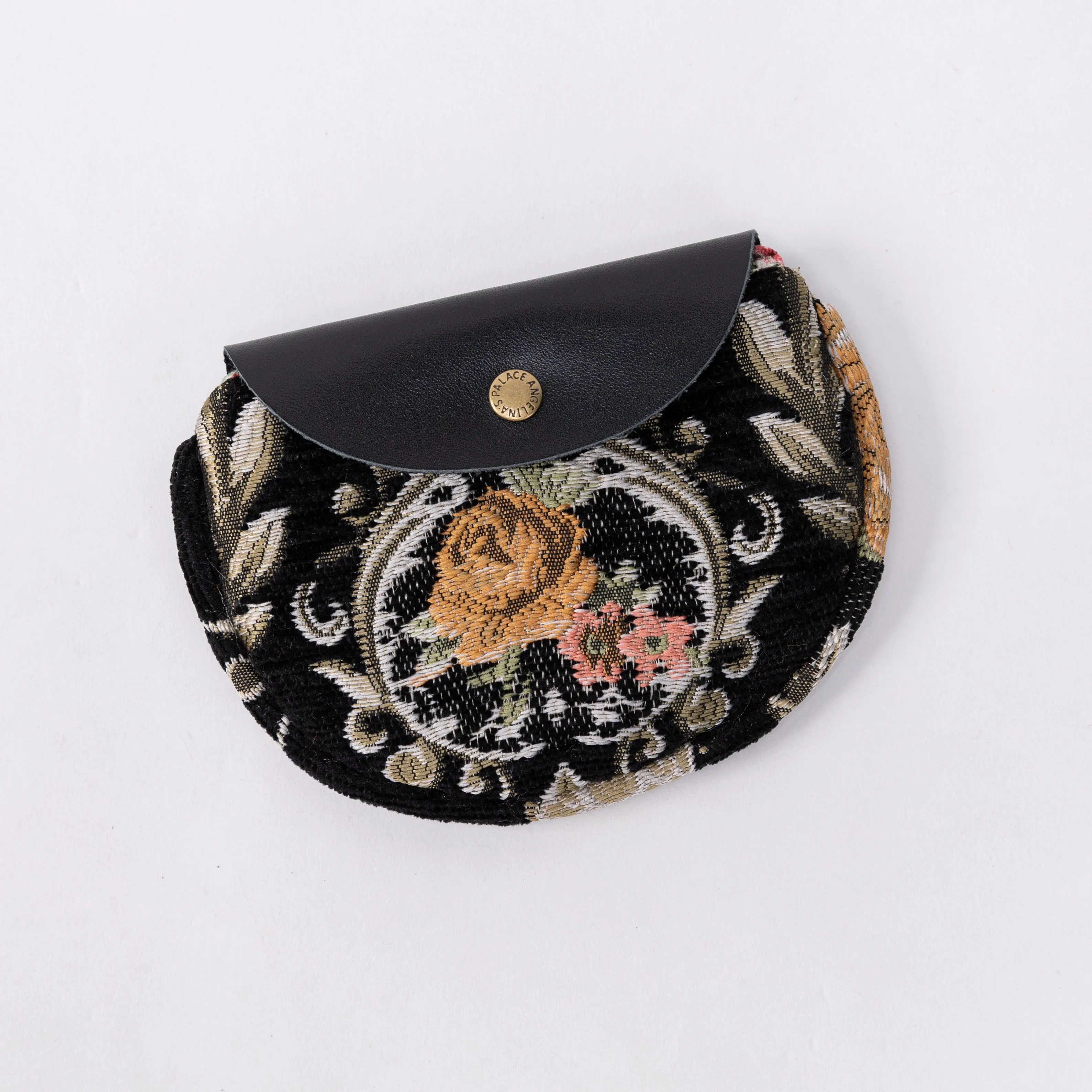 Eternal Elegance Black Flap Coin Purse