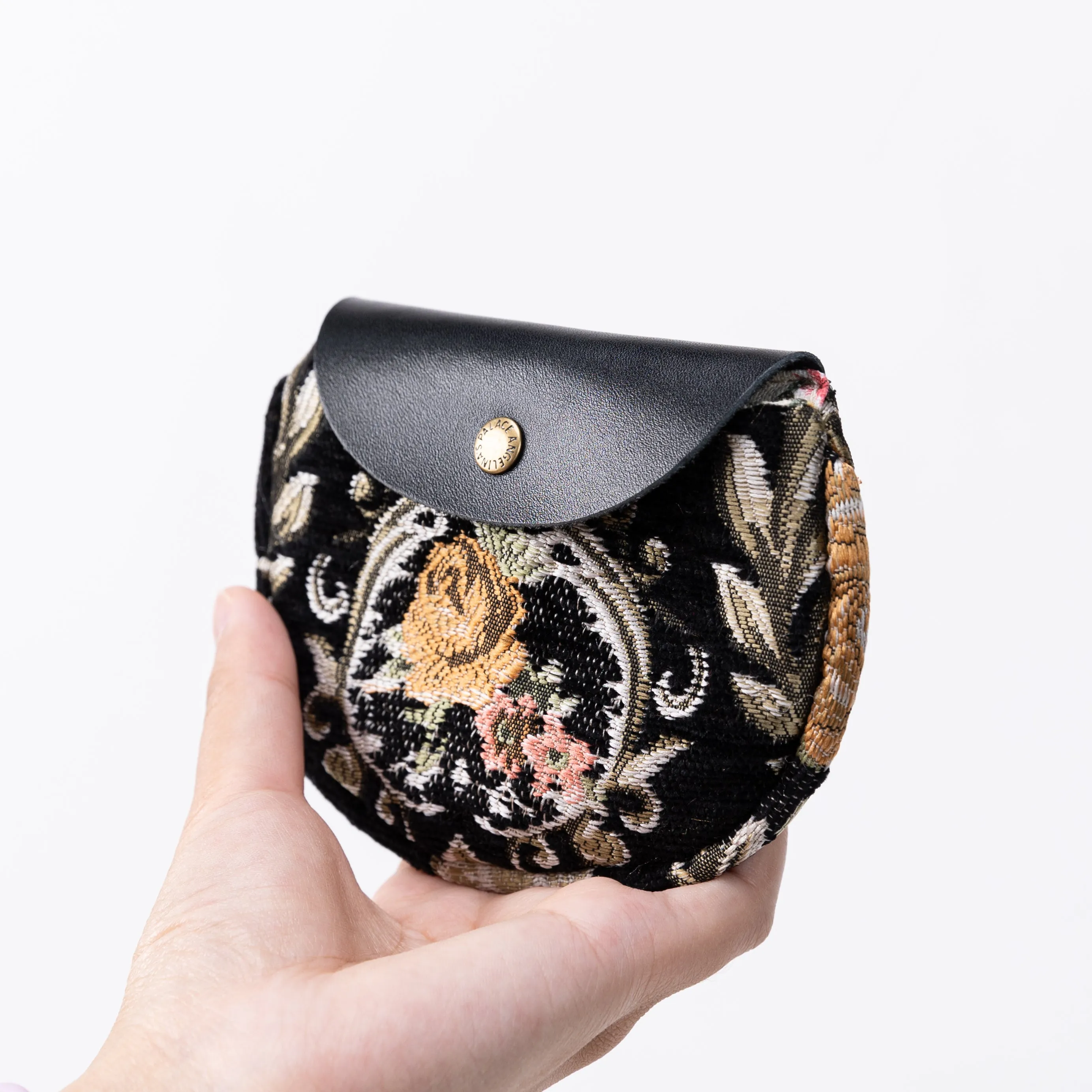 Eternal Elegance Black Flap Coin Purse