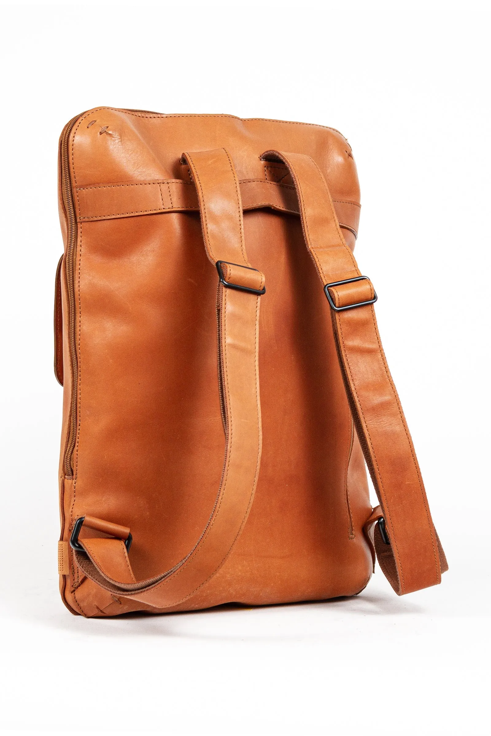 Futura Snap Pocket Backpack in Cognac