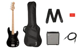 GENTLY USED Squier Affinity Series Precision Bass PJ Pack