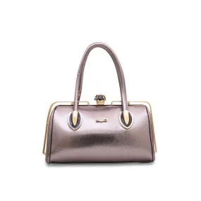 Grey Fancy Hand Bag P35834
