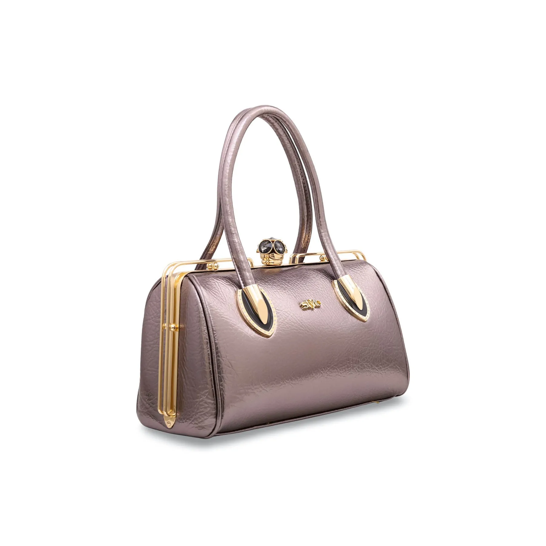 Grey Fancy Hand Bag P35834