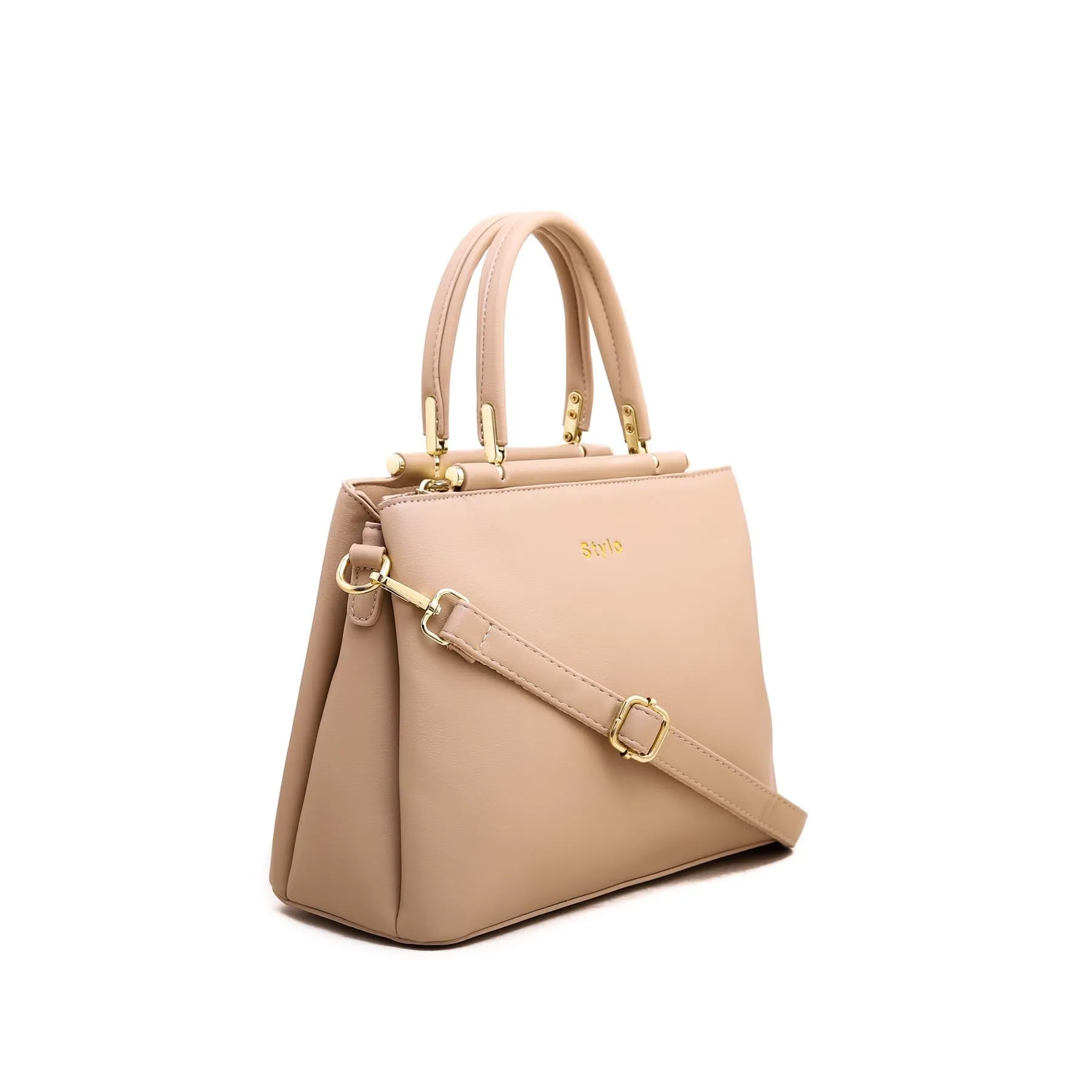 Khaki Formal Hand Bag P35967