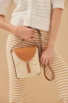 LILA CROSSBODY - TAN - last one