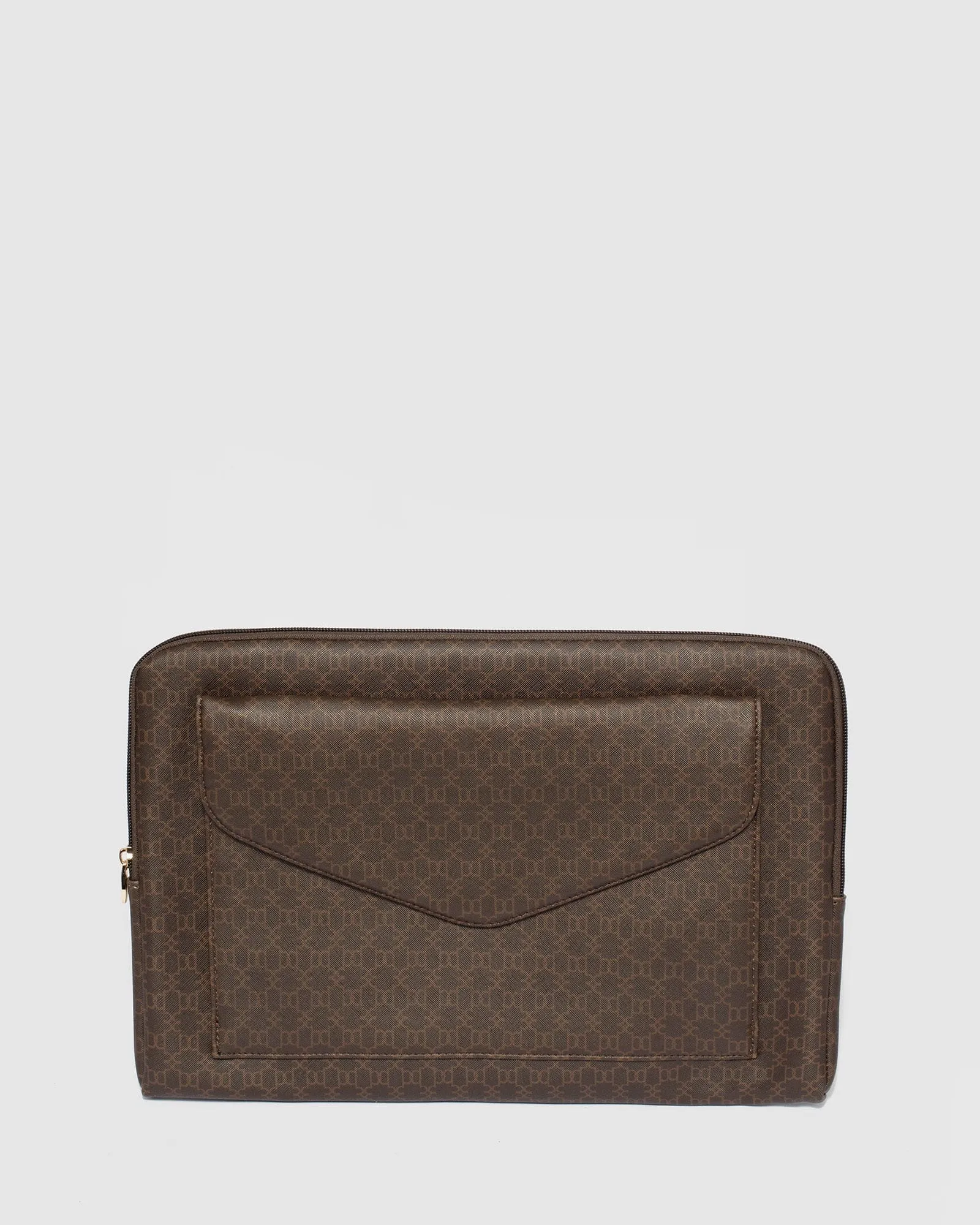 Monogram Angelina Tote Bag with Gold Hardware