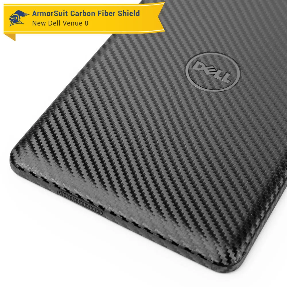 New Dell Venue 8 (2014) Screen Protector   Black Carbon Fiber Skin Protector