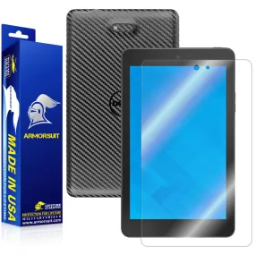 New Dell Venue 8 (2014) Screen Protector   Black Carbon Fiber Skin Protector