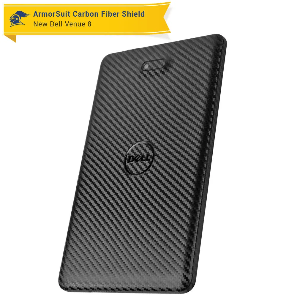 New Dell Venue 8 (2014) Screen Protector   Black Carbon Fiber Skin Protector