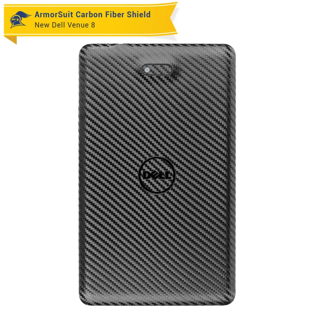 New Dell Venue 8 (2014) Screen Protector   Black Carbon Fiber Skin Protector