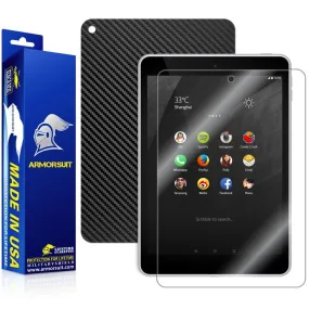 Nokia N1 Screen Protector   Black Carbon Fiber Skin