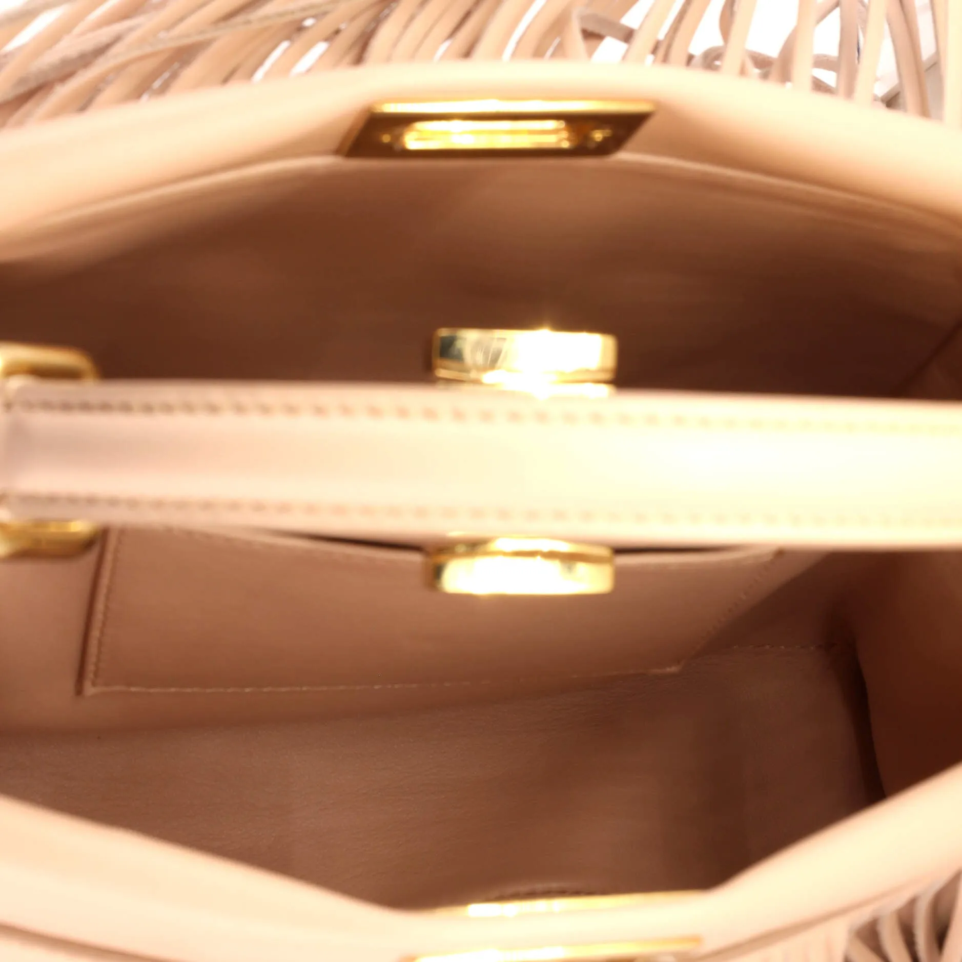 Peekaboo Bag Fringe Leather Mini