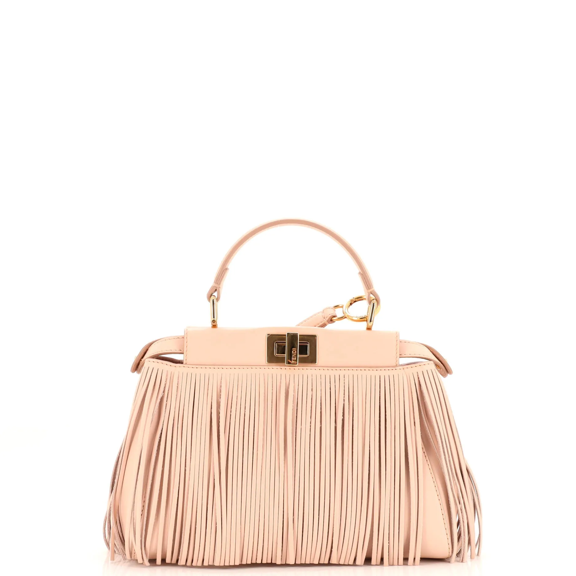 Peekaboo Bag Fringe Leather Mini