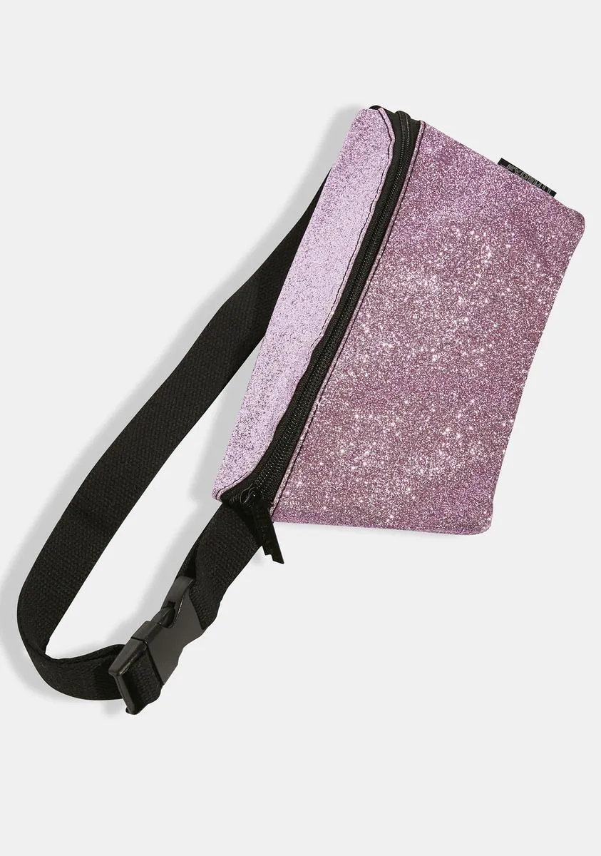 Pink Dazzler Glitter Fanny Pack