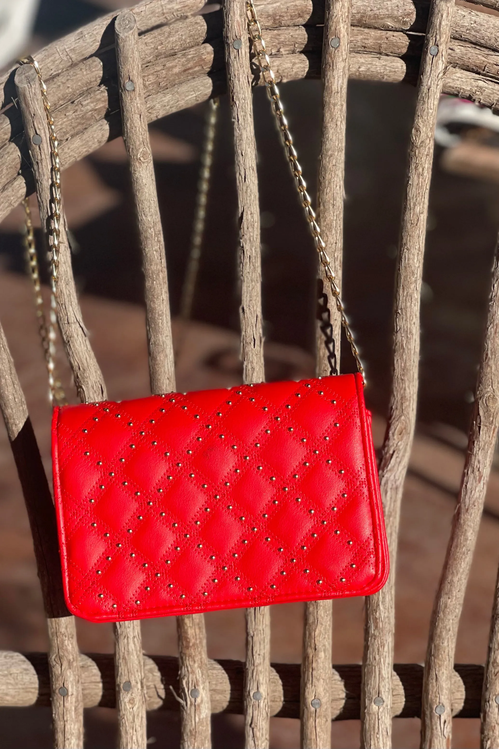 Red Nashville Crossbody Purse