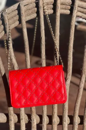 Red Nashville Crossbody Purse