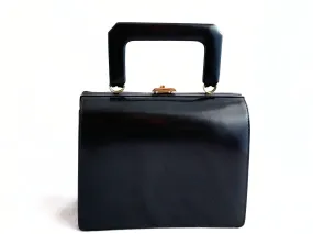 Royal Ternera -  Classic Elegance - Stunning 60s  vintage leather bag by Royal Ternera Rare 1960s Vintage Leather Handbag