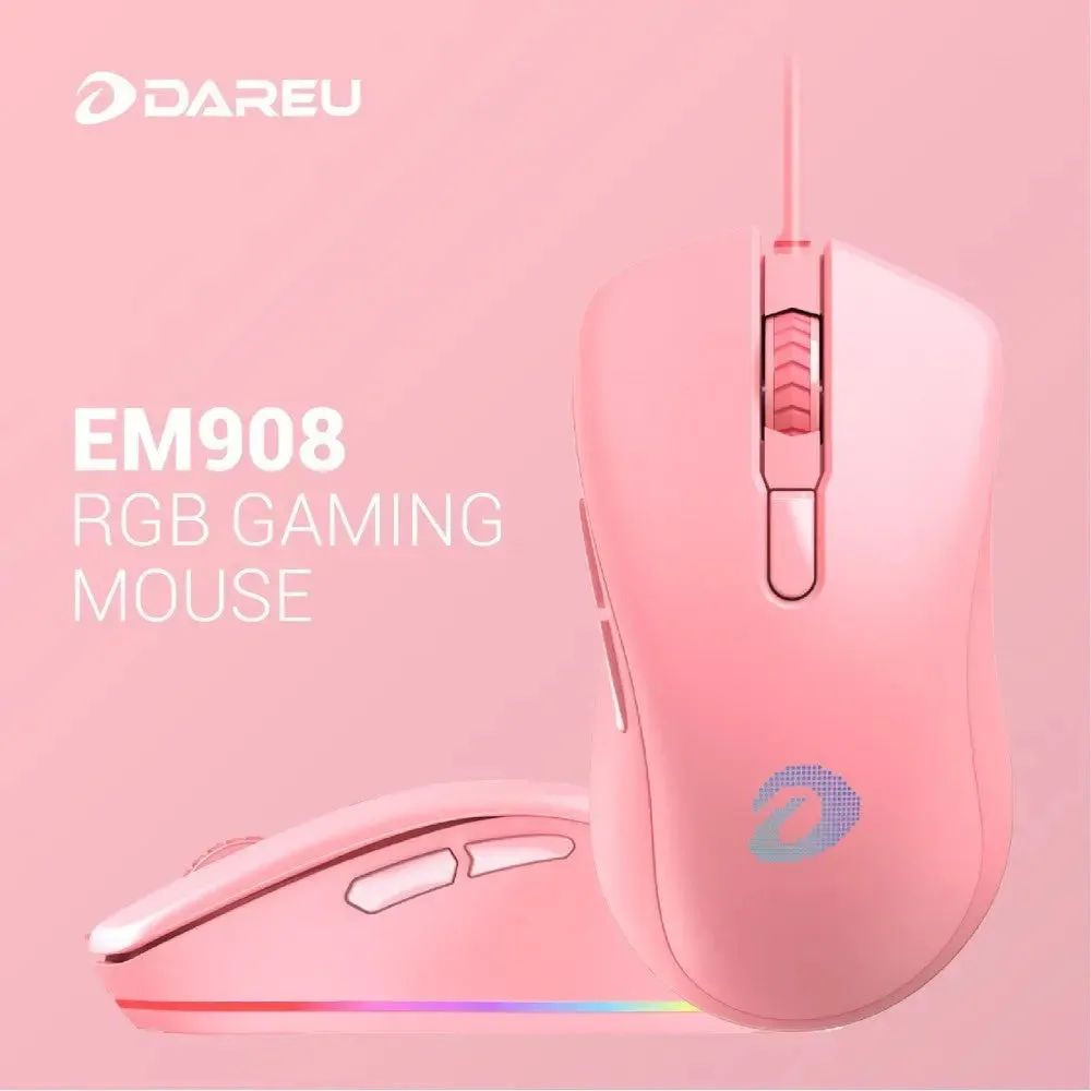 Segotep Gaming Case with Headset Gaming Mouse Combo Pink ATX Micro-ATX, MINI-ITX Mid Case USB3.0 Port, 1.0mm SPCC Steel Plate, Support Liquid Cooling Tempered Glass Side