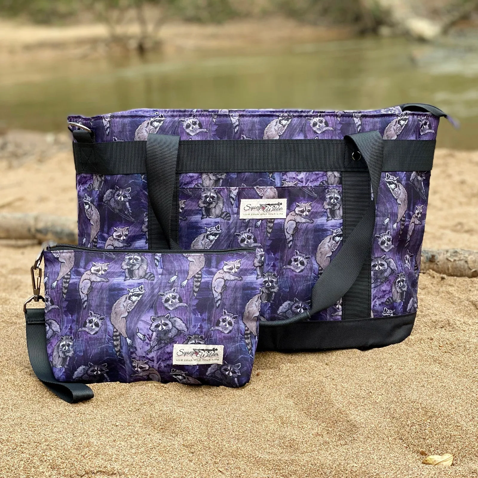 Shadow Bandits (Raccoons) Large Venture Tote