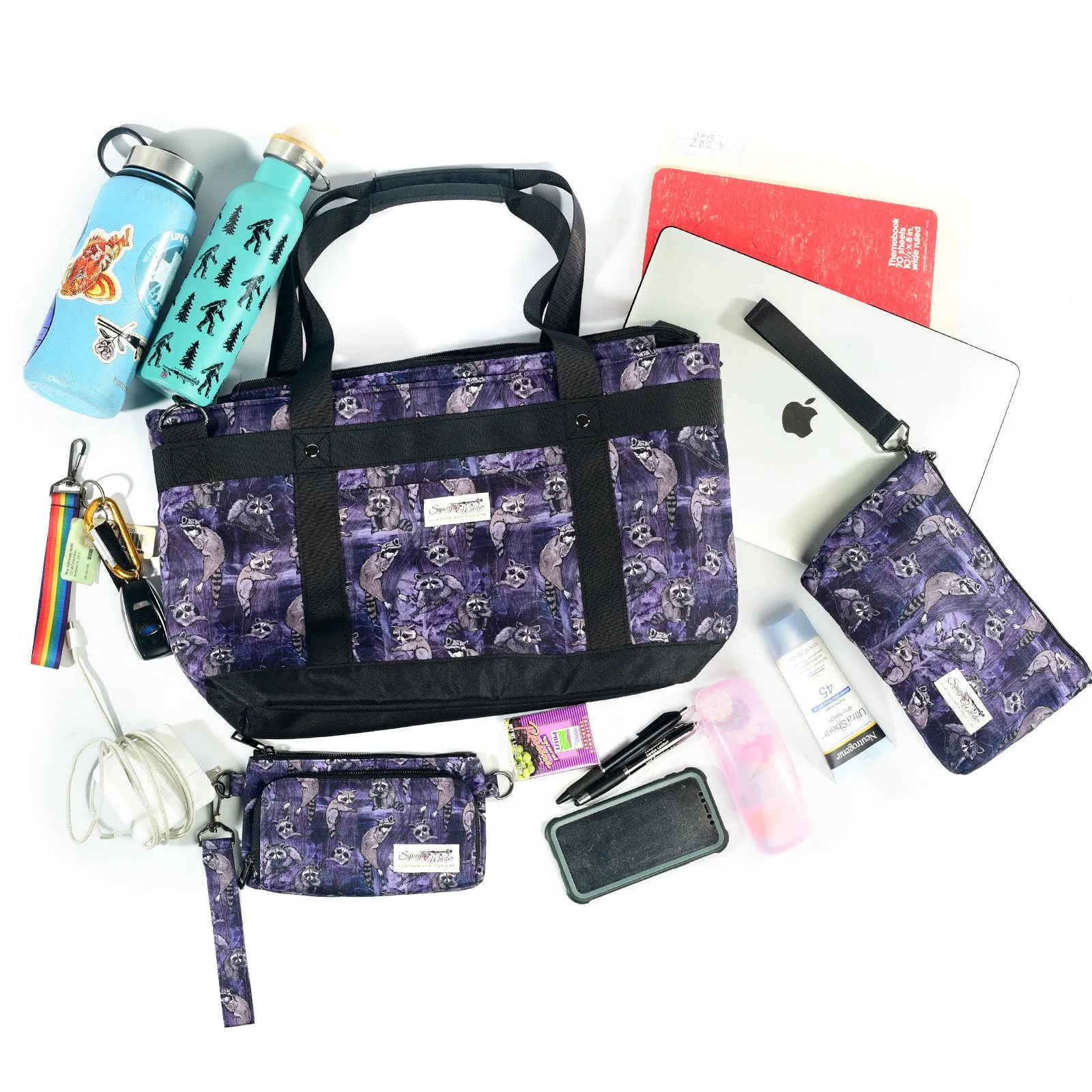 Shadow Bandits (Raccoons) Large Venture Tote