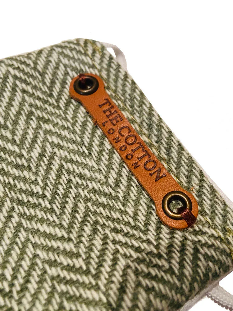 The Cotton® Tweed Face Cloth Mask- Olive