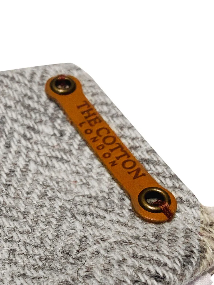 The Cotton® Tweed Face Cloth Mask- Silver Grey