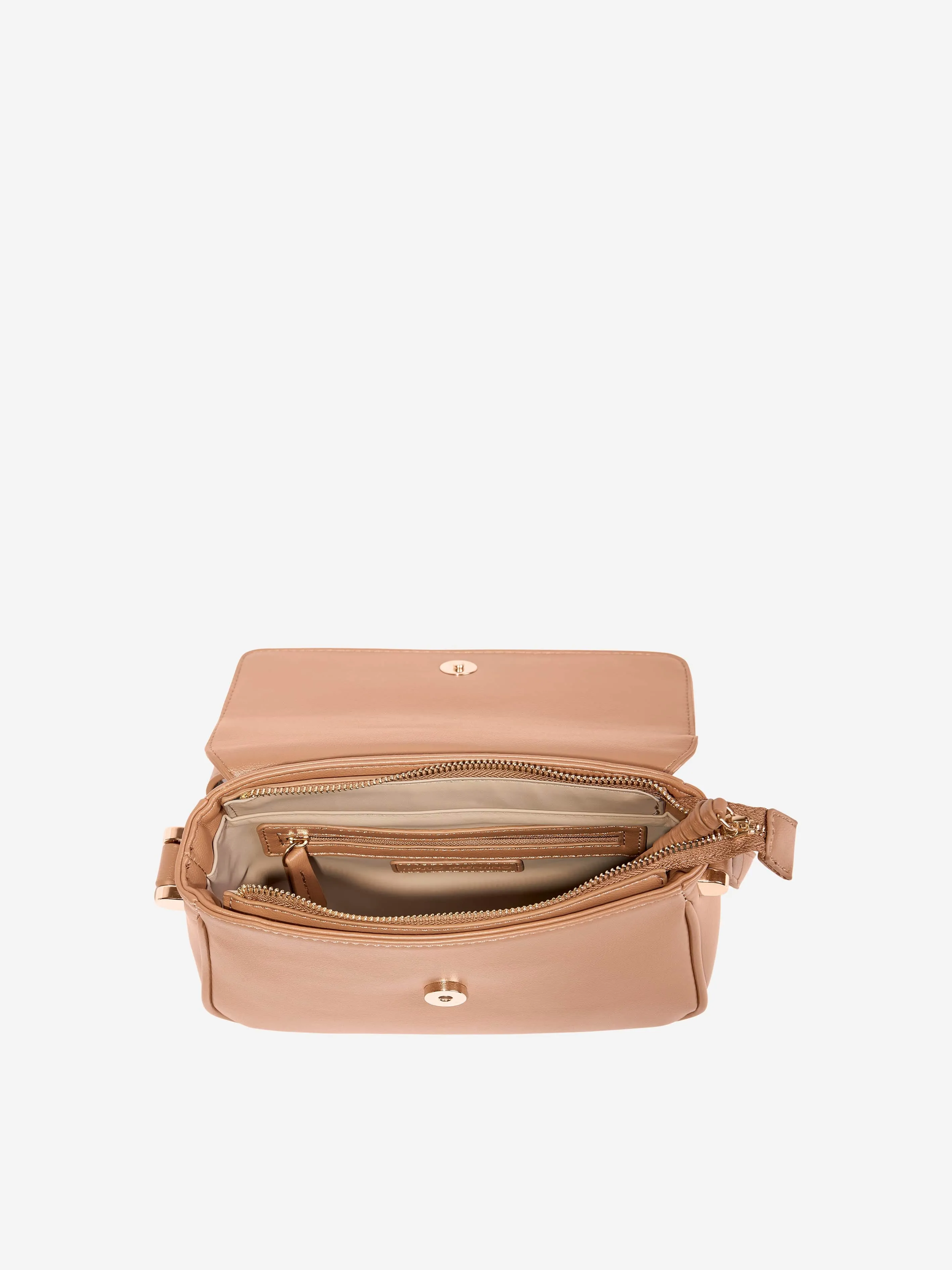 Valentino Girls Caprice Flap Bag in Beige (22cm)
