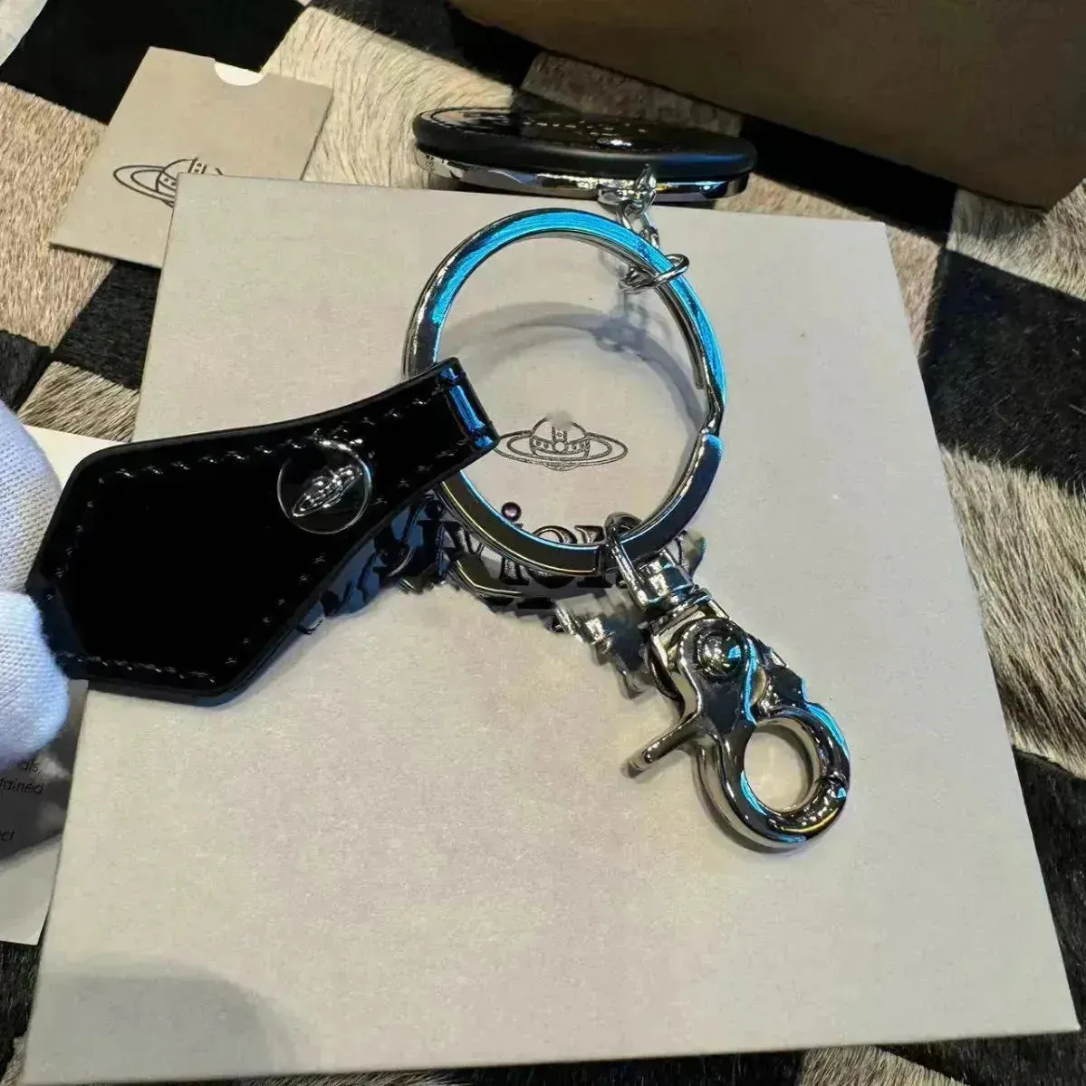 Vivienne Westwood Orb Logo Keychain
