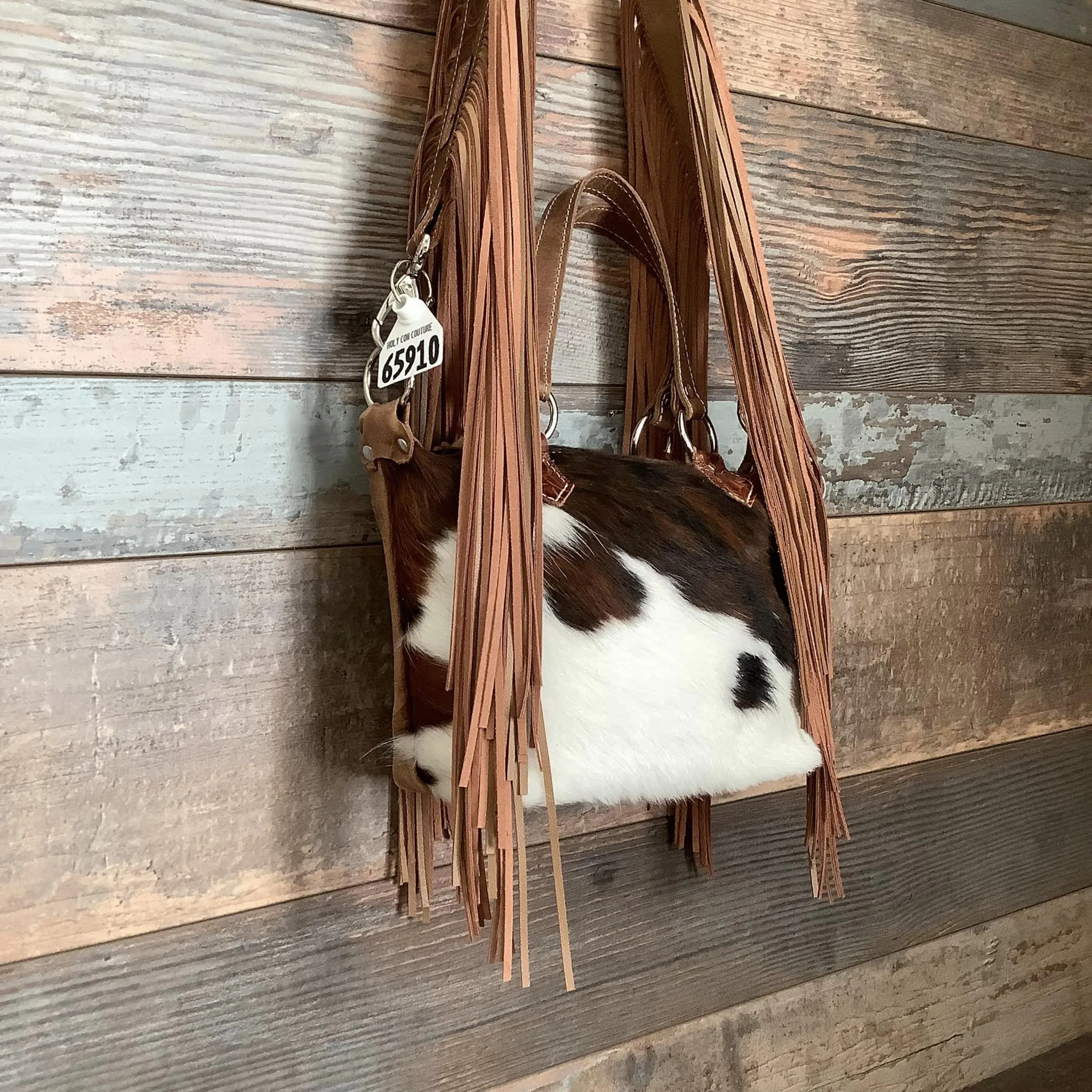 Western Mini Leather Fringe Strap 48" #65910