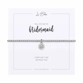 Will You Be My Bridesmaid Sentiments Friendship Bracelet